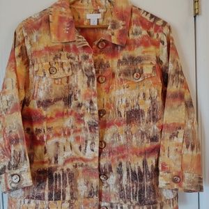 Chico's Size 2 Lightweight Jacket